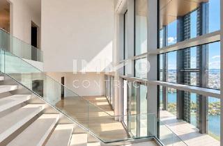 Maisonette mieten in 1220 Wien, Penthouse Level 51 in DC2 Tower | Exclusive Living Above the Danube