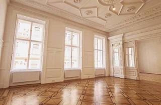 Wohnung mieten in Zelinkagasse, 1010 Wien, EXKLUSIV WOHNEN, ERSTBEZUG, prachtvoller 131 m2 Stilaltbau, Wohnküche, 2 Zimmer, Wannenbad, Parketten, Stuckdecken, Zelinkagasse
