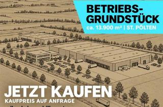 Grundstück zu kaufen in 3100 Sankt Pölten, Attraktives Betriebsgrundstück I in St. Pölten I ausgezeichnete Frequenzlage I nahe der A1
