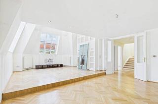 Maisonette kaufen in 1040 Wien, Außergewöhnliche 4-Zimmer-Dachgeschoss-Maisonette mit Terrasse und Kamin in 1040 Wien