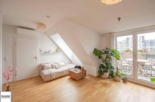 Wohnung mieten in Erlaaer Straße, 1230 Wien, Helle 2-Zimmer-DG-Wohnung im jungen Neubau mit Westterrasse & Klimaanlage – nur 5 Min. Fußweg zur U6 - ab 1.11. / 1.12.26