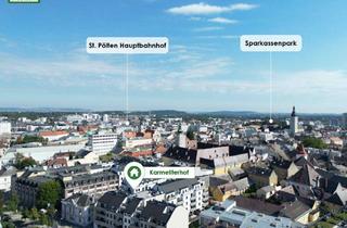 Wohnung mieten in Julius Raab-Promenade 31-35, 3100 Sankt Pölten, Eigengarten in ruhiger Zentrumslage! Tolle 3-Zimmer-Wohnung! Karmeliterhof