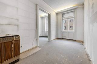 Wohnung kaufen in Clusiusgasse, 1090 Wien, Servietnviertel und nah am Wasser/ Sanierungsbedürftige 47 Quadratmeter im Altbau