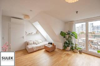 Wohnung mieten in 1230 Wien, Helle 2-Zimmer-DG-Wohnung im jungen Neubau mit Westterrasse & Klimaanlage – nur 5 Min. Fußweg zur U6 - ab 1.11. / 1.12.26
