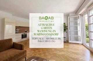 Wohnung kaufen in 9020 Klagenfurt, ATTRAKTIVE GARTEN-WOHNUNG IN WAIDMANNSDORF I TOP LAGE I NIEDRIGE BK I TG