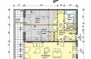 Wohnung kaufen in Fickeysstrasse, 1110 Wien, PROVISIONSFREI | 3 Zimmer + 12,7 m² Loggia | Klima | 5. Stock | Ruhelage