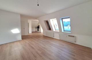 Wohnung mieten in Neuer Platz, 9020 Klagenfurt, 360 Tour / Sanierte, moderne, helle 2-Zimmer-Dachgeschoss-Altbauwohnung