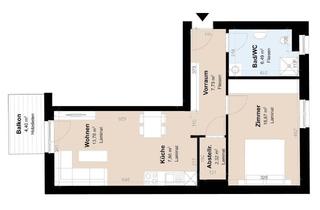 Wohnung mieten in Vinzenzgasse 19, 8020 Graz, Geförderte 2-Zimmer-Wohnung im Neubau mit Balkon