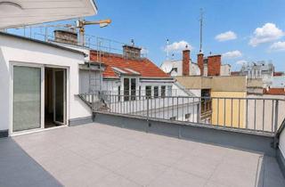 Wohnung mieten in Dürergasse, 1060 Wien, TRAUMHAFTE 3 ZIMMER DG-WOHNUNG MIT INNENHOF-TERRASSE - NÄHE NASCHMARKT