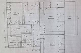 Wohnung mieten in Tschabuschnigstrasse 23, 9020 Klagenfurt, Helle 3-Zimmerwohnung Nähe Kreuzbergl mit Balkon und Garage