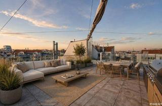 Loft kaufen in Franzensgasse, 1050 Wien, Exklusives Dachgeschossjuwel mit Panorama-Dachterrasse & Sauna