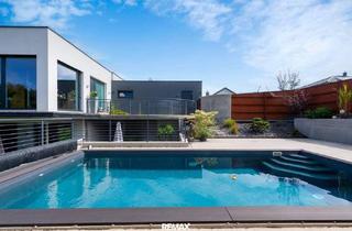 Haus kaufen in 4400 Steyr, STEYR | CHRISTKINDL – Luxuriöses Designerhaus mit Pool, Garten, Terrassen & Doppelgarage