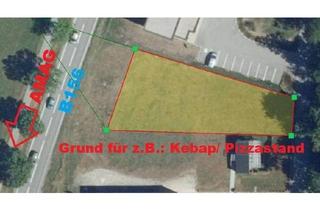 Büro zu mieten in 5280 Braunau am Inn, 1000m² Grundstück für z.B.: Imbiss, Kebap- Pizzastand mieten.