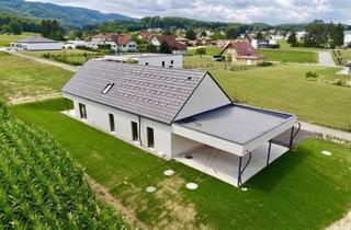 Haus kaufen in Am Sonnweg, 8454 Arnfels, Südsteiermark: Bungalow mit Grünblick, PV-Anlage, Speicher und luxuriöser Tischler-Küche!