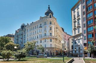 Büro zu mieten in Franz-Josefs-Kai, 1010 Wien, Traumhaftes Altbaubüro mit Gewölbedecke und Blick über die Donau! Büroliegenschaft bei U1/U4 Schwedenplatz