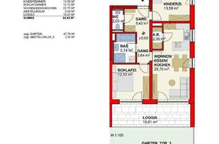 Wohnung kaufen in Lambrechtner Straße, 4770 Andorf, Neubau: 3-Zimmer-Gartenwohnung in Südlage zu verkaufen!