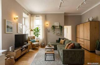 Wohnung kaufen in Rennweg, 1030 Wien, Zentral begehbare lichtdurchflutete 3-Zimmer-Altbauwohnung | 2 Bäder | nahe Rennweg