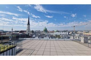 Wohnung mieten in Kohlmarkt, 1010 Wien, Am Kohlmarkt - Luxus Dachgeschoß Wohnung - mit Dachterrasse, 2 Schlafzimmer
