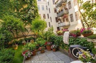 Wohnung mieten in Florianigasse, 1080 Wien, 4-Zimmer (WG) Wohnung mit ruhiger Innenhofterrasse | möbliert oder unmöbliert