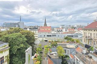 Maisonette mieten in Mariahilfer Straße, 1070 Wien, Rooftop Living Über den Dächern Wiens - Exklusive Dachgeschoß-Maisonette mit Zwei Terrassen & Traumhaftem Rundumblick