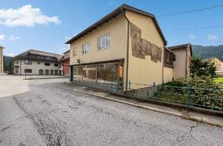 Haus kaufen in 9470 Aich, 2 Sanierungsbedürftige Wohn- und Geschäftshäuser mit großem Entwicklungspotenzial in zentraler Lage in St. Paul, Nähe Koralmbahn