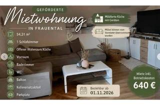 Wohnung mieten in 8523 Deutschlandsberg, 2 Zimmer Wohnung in Frauental mit Balkon Parkplatz 640 € inkl. BK