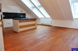 Wohnung mieten in Harmoniegasse, 1090 Wien, Provisionsfrei: Zentrumsnahe 131m² DG-Wohnung mit Einbauküche - 1090 Wien