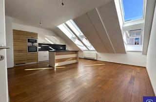 Wohnung mieten in Harmoniegasse, 1090 Wien, Provisionsfrei: Zentrumsnahe 131m² DG-Wohnung mit Einbauküche - 1090 Wien