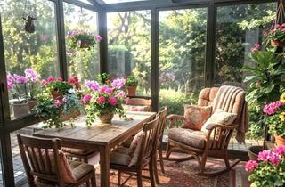 Haus mieten in Dr. Neugebauerstraße, 2100 Korneuburg, Gepflegte, Voll Unterkellerte Doppelhaushälfte mit Wintergarten in Absoluter Grünruhelage von Korneuburg zu Vermieten!
