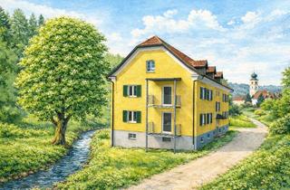 Wohnung mieten in 4783 Wernstein am Inn, Charmante 2-Zimmer-Mietwohnung in Wernstein am Inn – renovierter Altbau mit Balkon, Gartenoption nähe Passau
