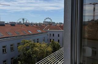 Wohnung mieten in Stuwerstraße 27a, 1020 Wien, Möblierte 2-Zimmer-Wohnung mit Praterblick – oberstes Stockwerk, Nähe U2 & U1