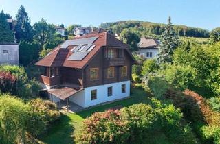 Einfamilienhaus kaufen in 3003 Gablitz, Ein Zuhause zum Wohlfühlen: Großzügiges Holzblockhaus mit Garten und moderner Haustechnik