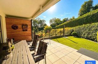 Wohnung kaufen in Berg, 9020 Klagenfurt, Privates Gartenglück - exklusive Kleinwohnung am Kreuzbergl