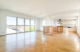 Wohnung mieten in 1120 Wien, ÜBER DEN DÄCHERN VON MEIDLUNG: 3-Zimmer-DG mit 11 m² Terrasse, Klimaanlage & Weitblick, Nähe Meidling S+U