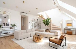 Maisonette kaufen in 1150 Wien, Hochwertige Dachgeschoß-Maisonette mit Terrasse in Top-Lage von 1150 Wien: Fantastischer Fernblick | Klimaanlage | Lichtdurchflutet | 1A-Zustand
