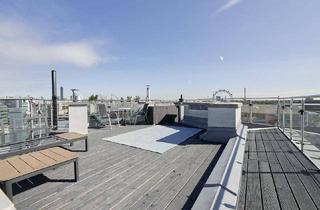 Penthouse mieten in Praterstraße, 1020 Wien, Bestlage Prater für Expats! Exklusiv möbliertes 4-Zimmer-Penthouse mit Panorama-Dachterrasse