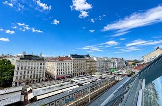 Maisonette kaufen in Karlsplatz, 1040 Wien, PENTHOUSE MAISONETTE NASCHMARKT - TERRACE AND WINTER GARDEN! U4!