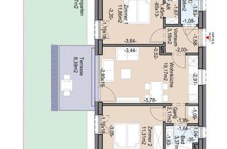 Wohnung mieten in Babenbergerstraße 130, 8020 Graz, Geförderte Neubauwohnung mit Garten und Terrasse