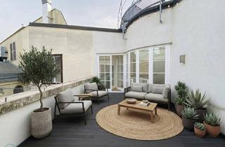 Maisonette mieten in Herrengasse, 1010 Wien, DACH-TERRASSEN-WOHNUNG IN PALAIS