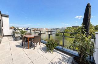 Wohnung kaufen in 1160 Wien, RUHIGE DG-WOHNUNG MIT 2 TERRASSEN | 3-Zimmer | ca. 108 m² gew. WFL | ca. 39 m² Terrassen | 5. Liftstock | Klimaanlage | Gartennutzung | Top-Öffi-Anbindung