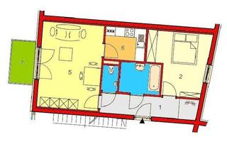 Wohnung mieten in Rosenkranzgasse, 8020 Graz, Provisionsfreie 2-Zimmer-Stadtwohnung mit Essküche und 2 Balkonen - Rosenkranzgasse