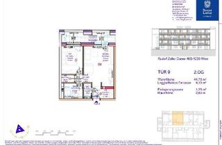 Wohnung mieten in Rudolf Zellergasse 46B/9, 1230 Wien, Neubau 2 Zimmerwohnung mit Loggia zu vermieten