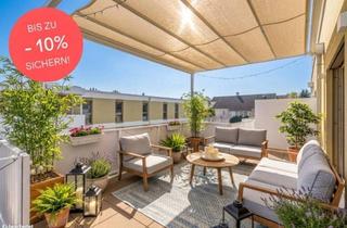 Wohnung kaufen in Färberstraße, 2540 Bad Vöslau, BIS ZU -10% PREISNACHLASS! Nach Süden ausgerichtete 3-Zimmer-Wohnung mit Rundum-Dachterrasse | Weitblick | Provisionsfrei
