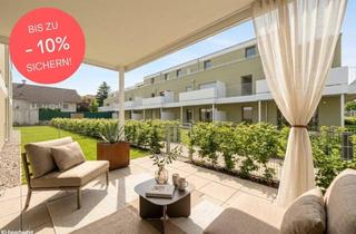 Wohnung kaufen in Färberstraße, 2540 Bad Vöslau, BIS ZU -10% PREISNACHLASS! Durchdachte 3-Zimmer-Wohnung | Garten aus allen Räumen begehbar | Große Terrasse | Provisionsfrei