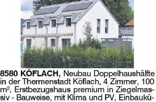 Doppelhaushälfte kaufen in 8580 Köflach, 8580 KÖFLACH, Neubau Doppelhaushälfte