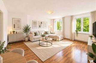 Wohnung kaufen in 1230 Wien, Helle 3-Zimmer-Wohnung in absoluter Ruhelage mit traumhaftem Grünblick in 1230 Wien | Sehr gepflegter Gemeinschaftsgarten