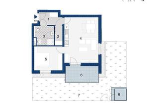 Wohnung mieten in Waldstraße 218/1/3, 2822 Föhrenau, Junges Wohnen in Föhrenau | geförderte Wohnung | Garten + Terrasse | Haus 1 | Top 3