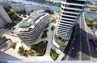 Wohnung kaufen in Donau, 1220 Wien, TRAUMAUSBLICK - Wasser & Skyline - Barrierefreie Wohnung mit Wellness und Fitnessbereich