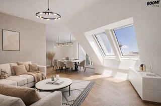Wohnung kaufen in 1100 Wien, Erstbezug // hochwertige Dachgeschosswohnungen mit exklusiver Ausstattung – im Sonnwendviertel – 35 m² Dachterrasse, Klimaanlage & nachhaltige Luftwärmepumpe !!