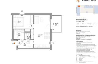Wohnung mieten in Alfred-Grasel-Gasse 6/23, 1220 Wien, Top: A.23 ● Lumina im hausfeld²² ● Unbefristet ● Termin Online Buchen: Www.hausfeld22.At/Lumina